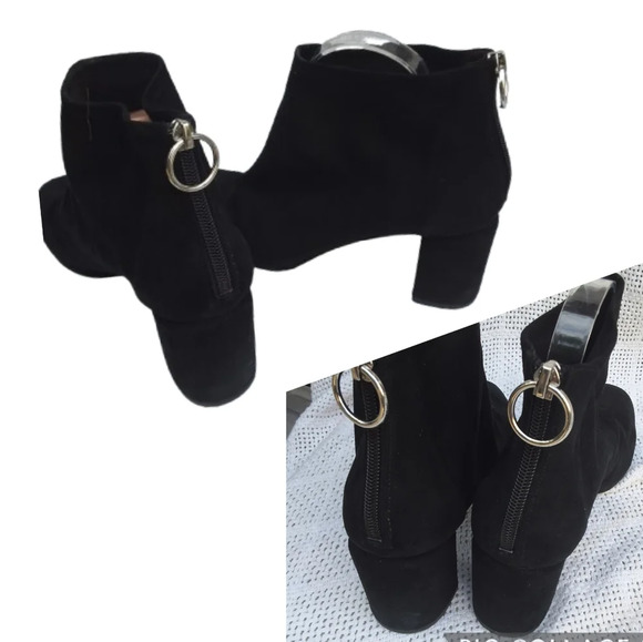 Via Spiga Mod suede Ankle boots 10 - Picture 2 of 15